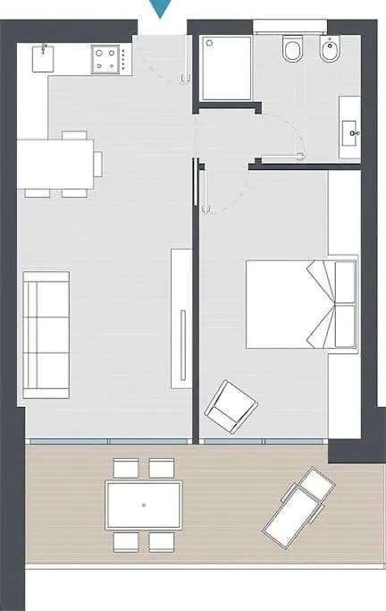Palm Beach Appartment 80 Mt Dal Mare E Comodo Per Venezia Lido di Jesolo 0*,  Italy